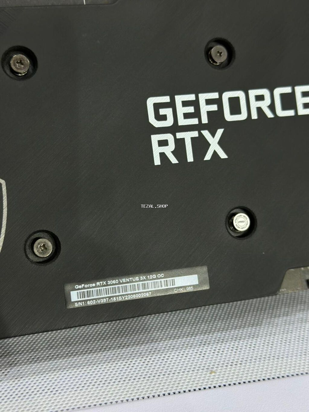 Videokart MSI GeForce RTX 3060, 12 GB, İşlənmiş - şəkil 3