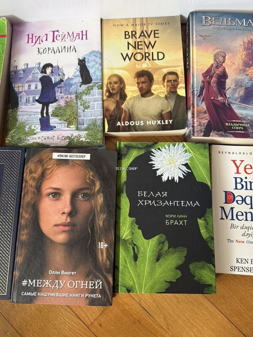 Kitablar dəsti – müxtəlif janrlar, azərbaycanca, ingiliscə və rusca - şəkil 2