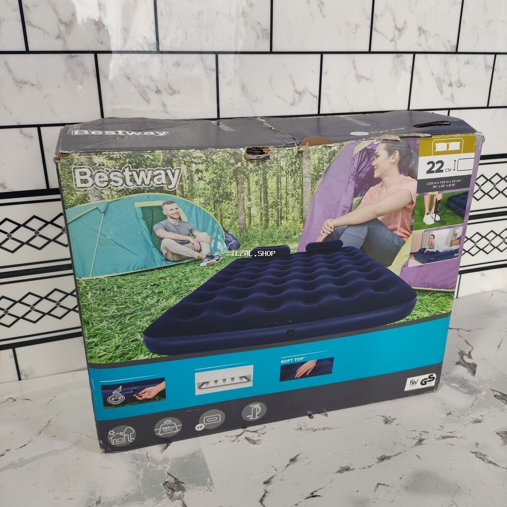 İşlənmiş, Hava ilə doldurulmuş matras, Bir nəfərlik - şəkil 2