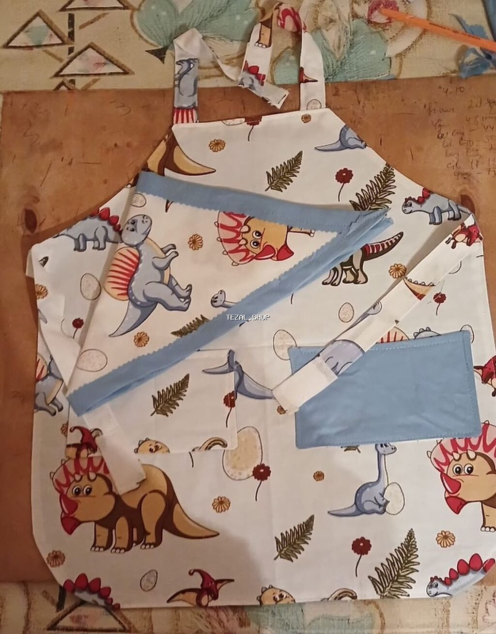 Uşaq üçün mətbəx dəsti – önlük və üçbucaq yaylıq (bandana) - - şəkil 2