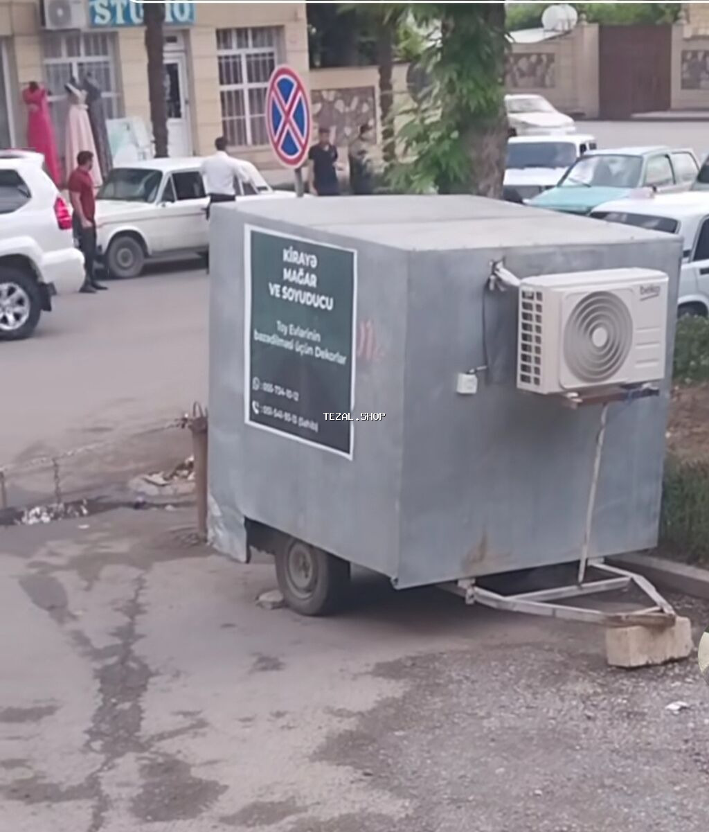 Kirayə mobil mağar və soyuducu – qoşqu tipli metal kabin 2 denedi