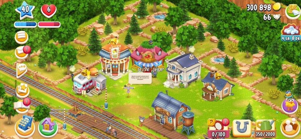Hay Day oyunu hesabı – inkişaf etmiş ferma Səviyyə: 40 Qızıl - şəkil 2