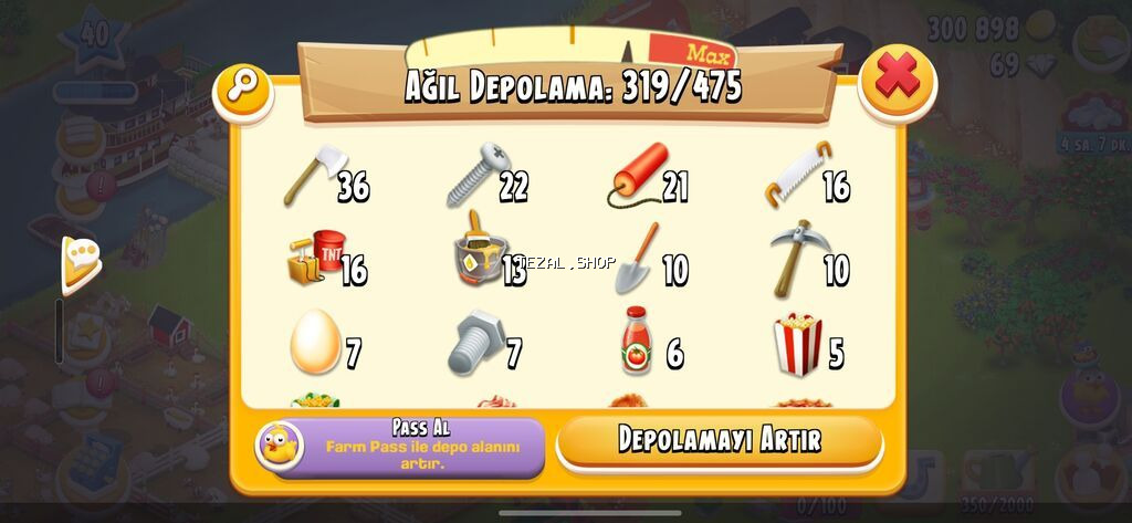 Hay Day oyunu hesabı – inkişaf etmiş ferma Səviyyə: 40 Qızıl - şəkil 4