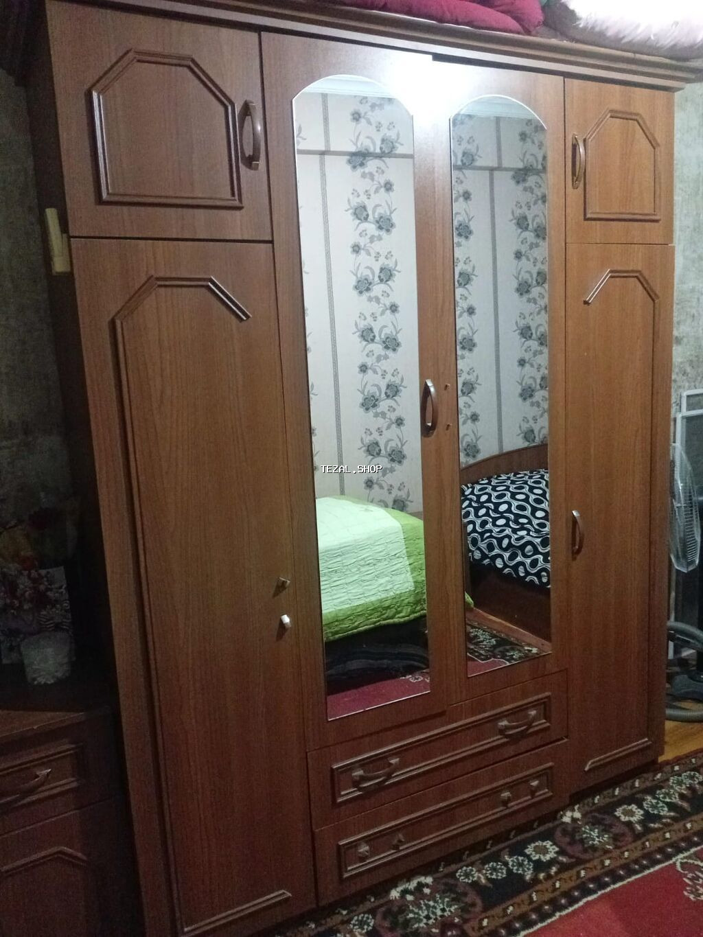 Qonaq otağı və yataq otağı üçün tam mebel dəsti - Rəng və material - şəkil 4