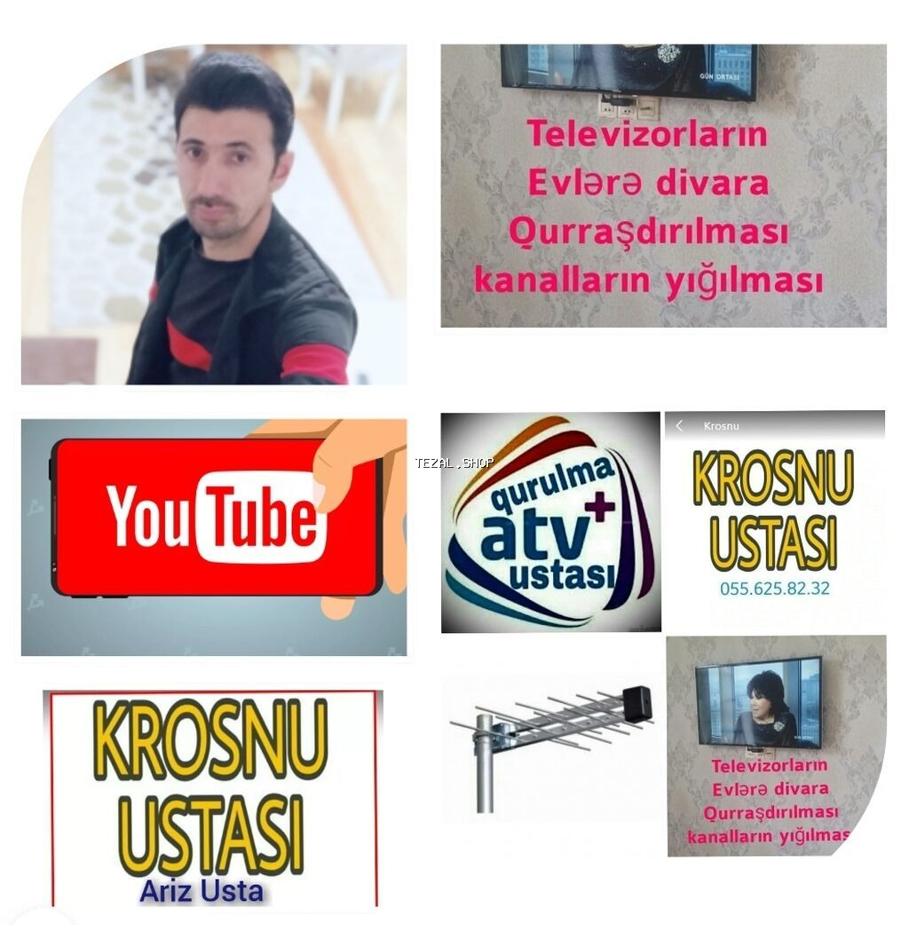 KANALLARIN YIĞILMASI. KROSNU USTASI. TELEVİZORLARIN DİVARA