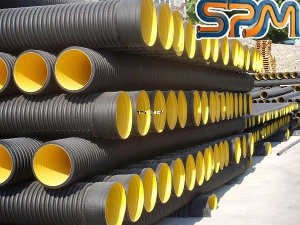 Kanalizasiya borusu, Qofralı, Plastik, 300 mm, Yeni