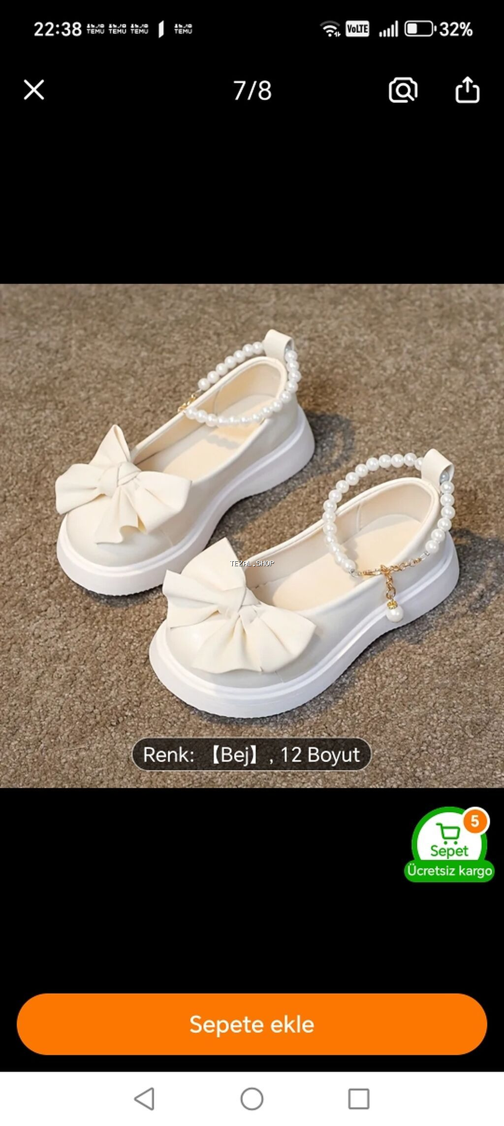 Məhsul: Uşaq geyim və ayaqqabı dəsti 1) Qız uşağı üçün klassik - şəkil 5