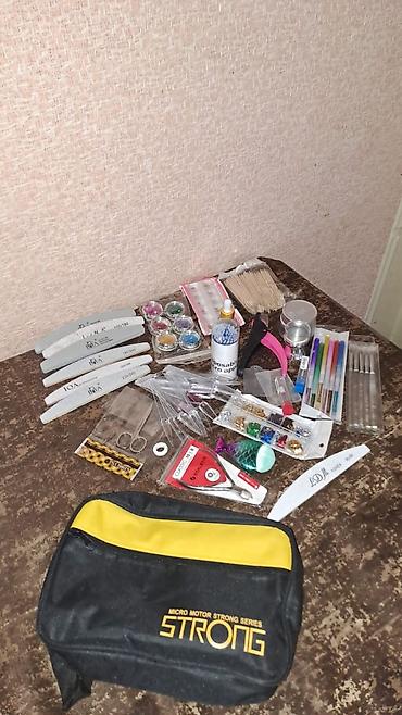 Manikür üçün peşəkar dəst Tərkib: - STRONG Series 210 mikromotor seti - şəkil 3