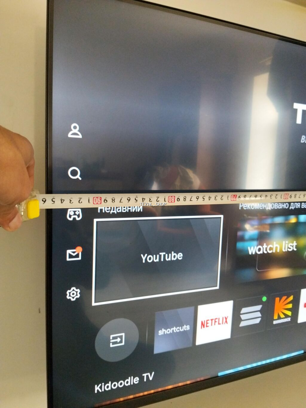 Smart TV, diaqanal 110 (şekilde qeyd olunub)eni 95, marka: toshiba her