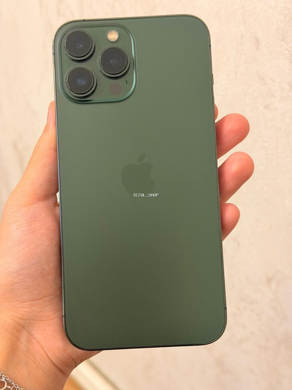 IPhone 13 Pro Max, 256 GB, Alpine Green, Simsiz şarj, Face ID