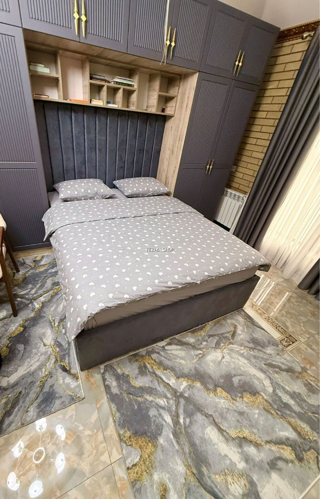 Məhsul: Yataq dəsti üçün pambıq parça dəsti - Material: 100% pambıq