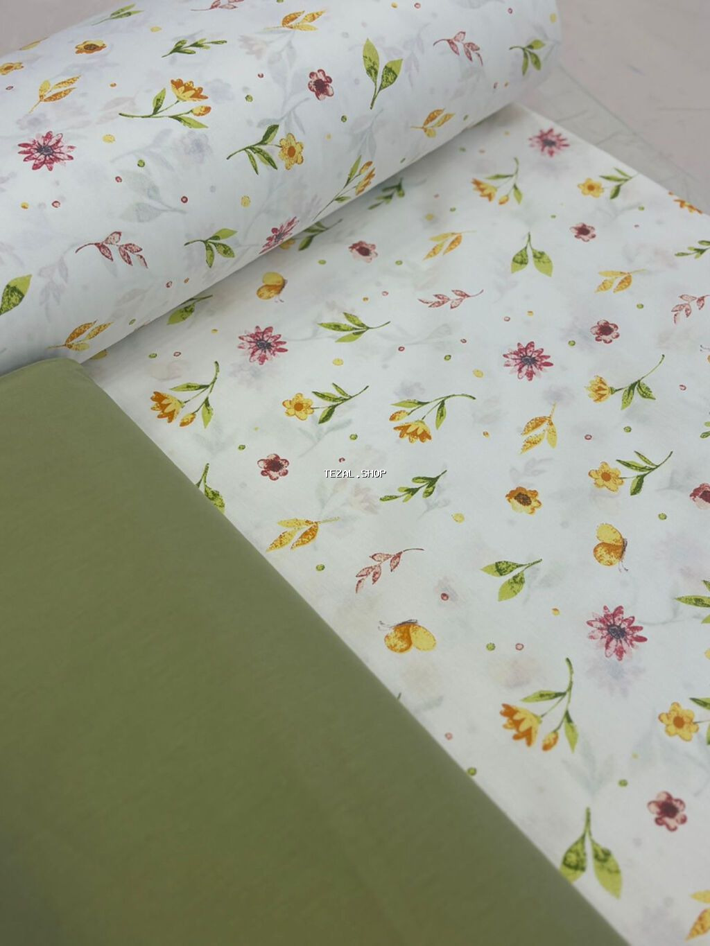 Məhsul: Yataq dəsti üçün pambıq parça dəsti - Material: 100% pambıq - şəkil 4