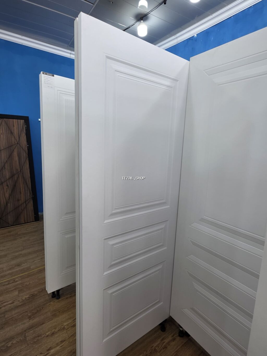 4luk mdf, kraska otaq qapıları. Ağ rəngli daxili qapı – klassik