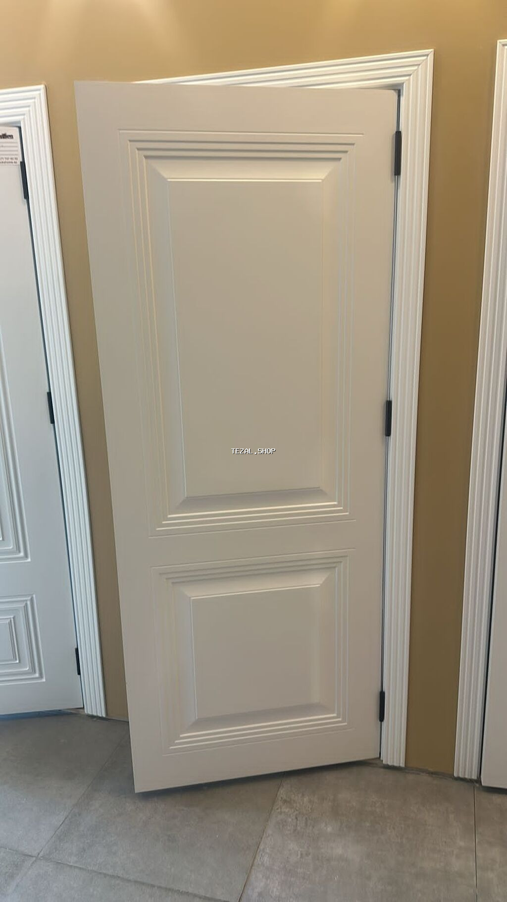 4luk mdf, kraska otaq qapıları. Ağ rəngli daxili qapı – klassik - şəkil 3