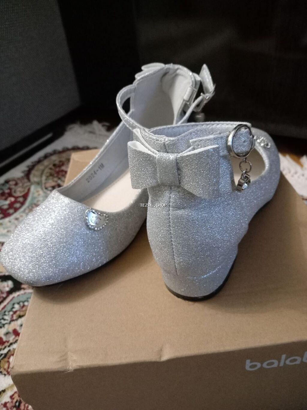 Rəng - Gümüşü Tuflilər, Ölçü: 30, Qız üçün