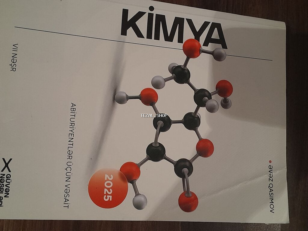 Kimya qayda kitabı 2025 ci il yenidir 15 manata alınıb 11 manata