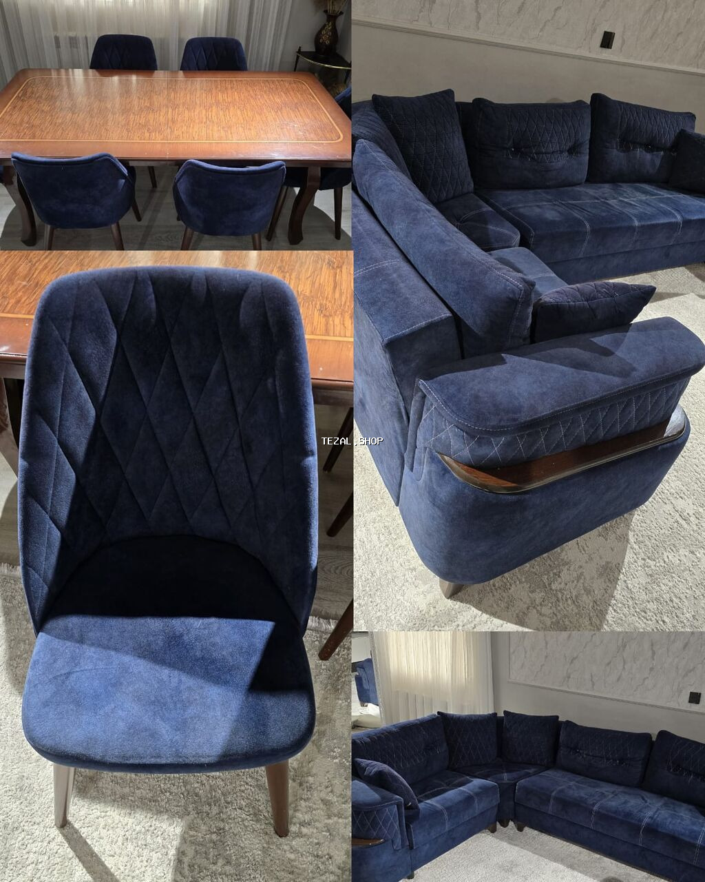 NigDest birlikde 850azn. Divan bazali. Olcu 2 *3. Masa 6 oturacaq