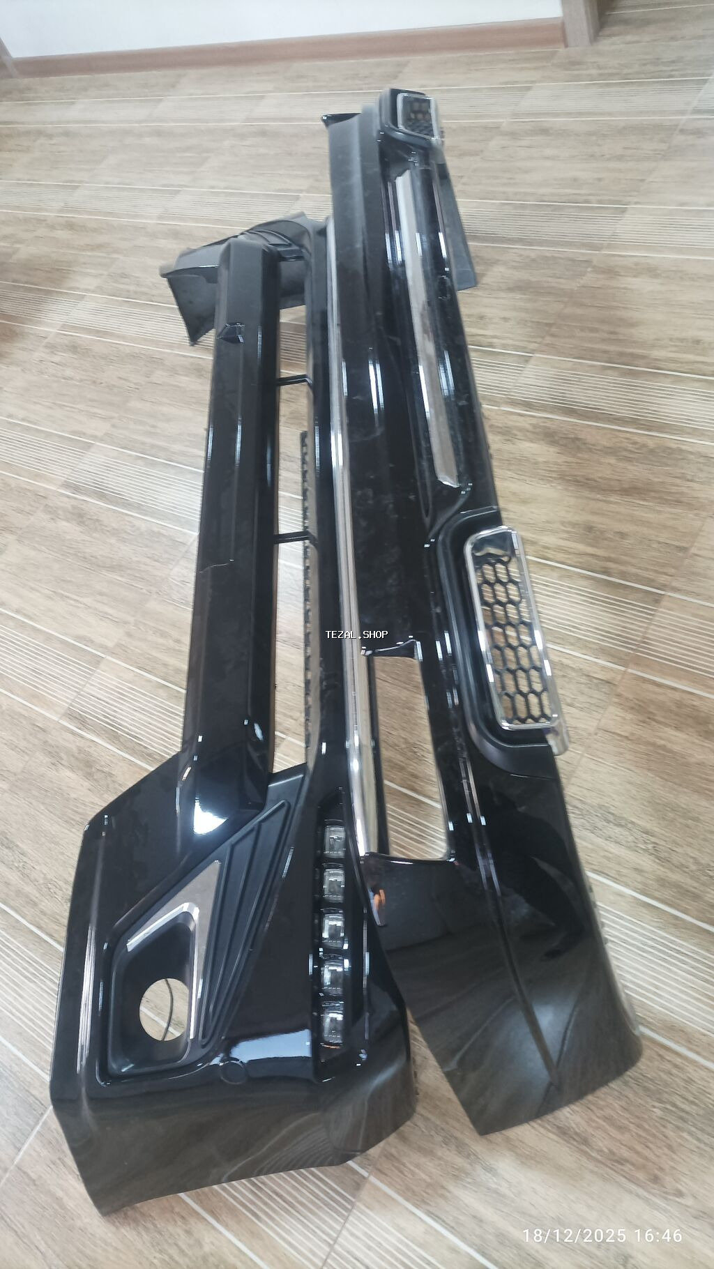 TOYOTA PRADO ARXA ÖN BAMPER LİP hec bir cizigi yoxdur ledler iwlek