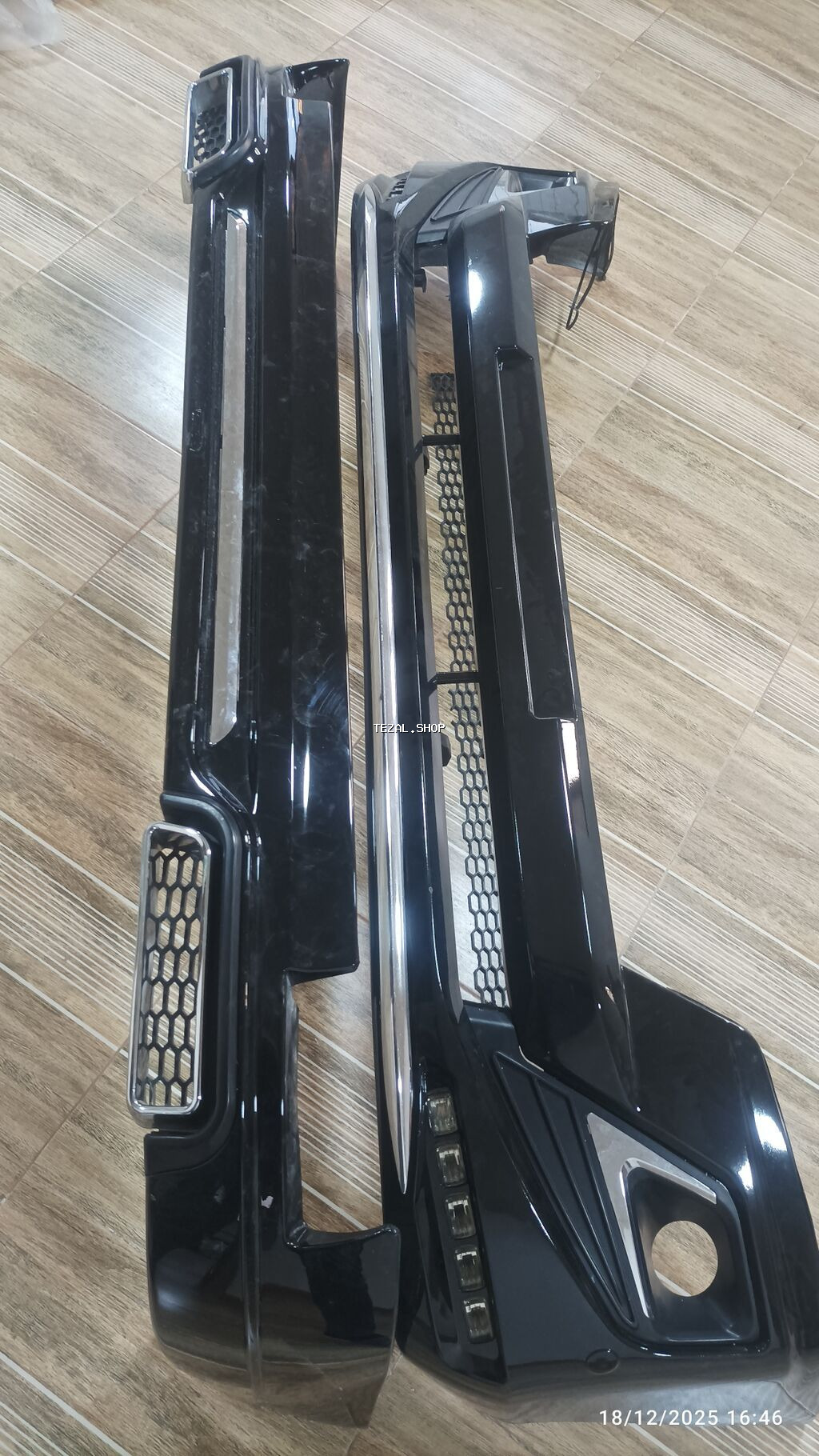 TOYOTA PRADO ARXA ÖN BAMPER LİP hec bir cizigi yoxdur ledler iwlek - şəkil 3