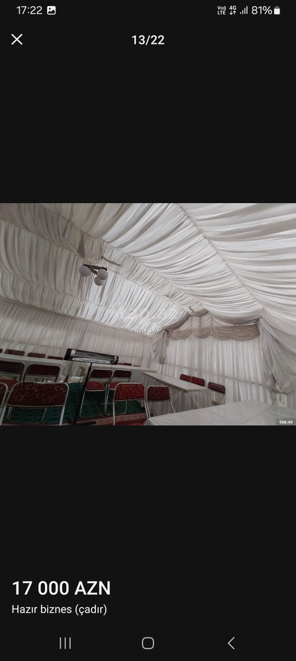 Cadir her bir adadanli teze masinla birge masinin qablari ag senedler - şəkil 5