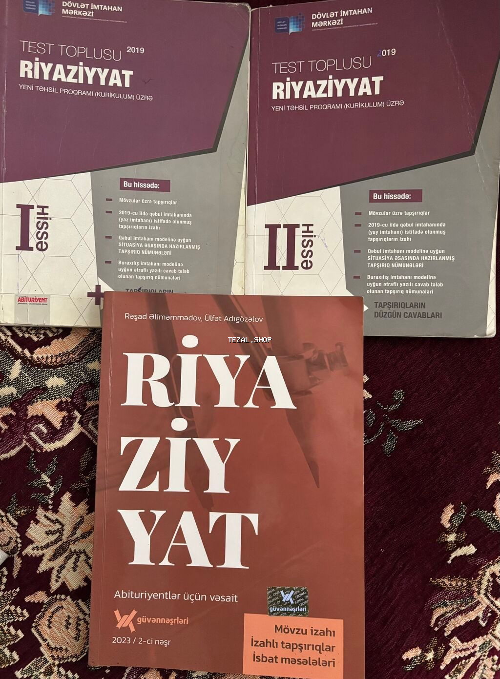 Riyaziyyat Kitabları satılır!