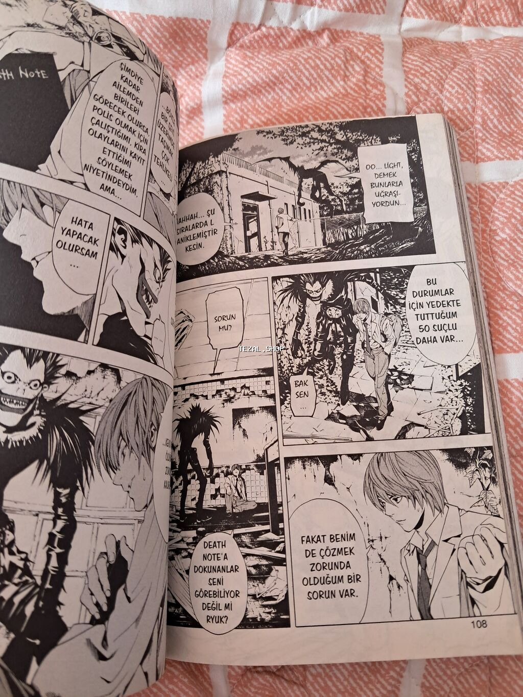 Манга- тетрадь смерти. В хорошем состоянии,нет помятых страниц - şəkil 3