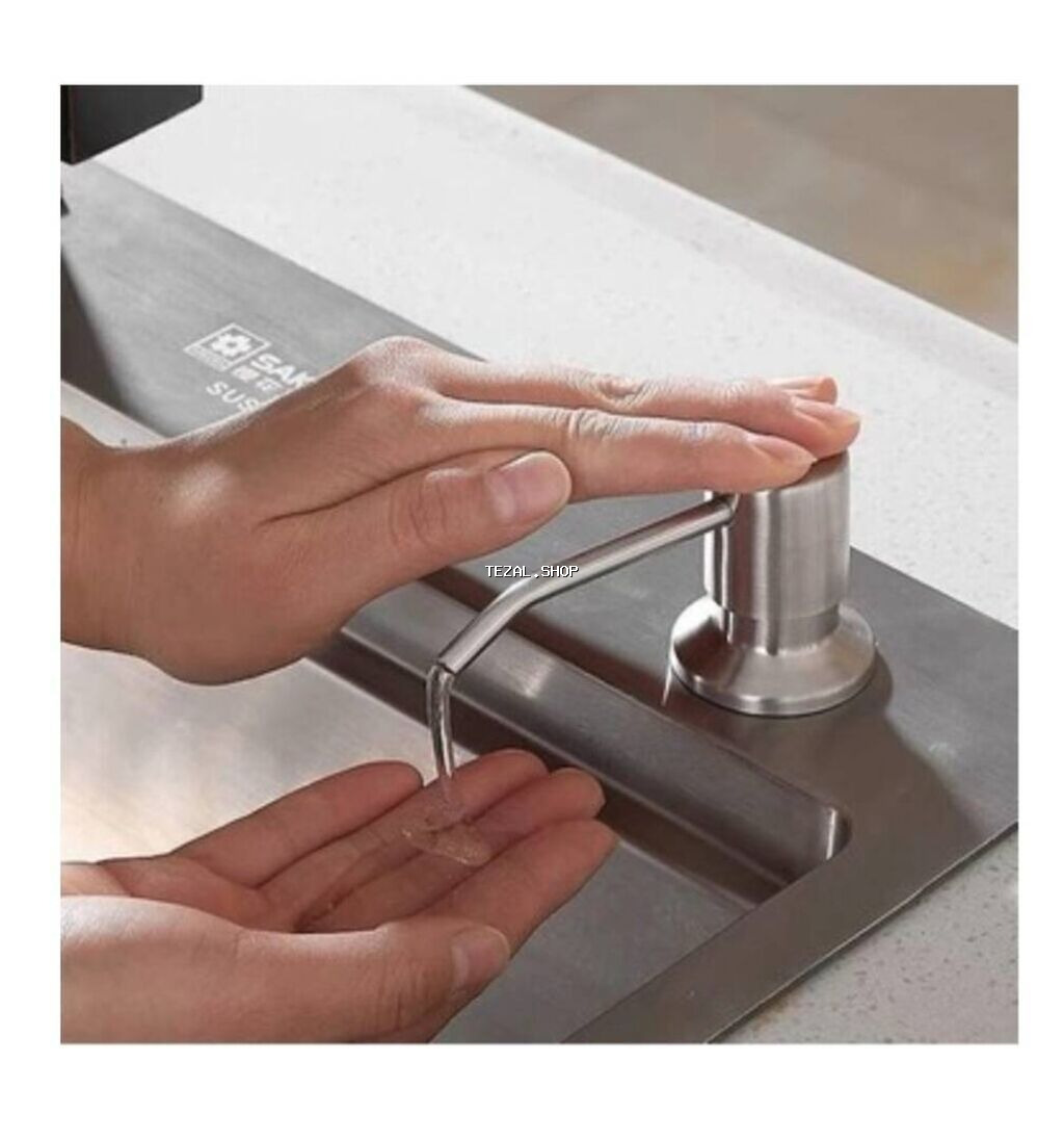 Ankastre maye sabun dispenseri - Mətbəx və hamam lavaboları üçün