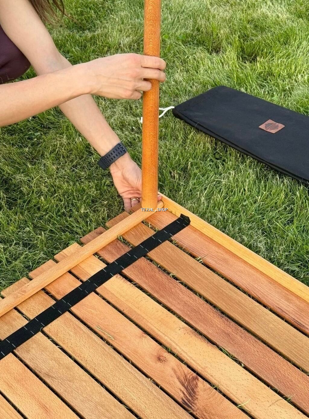 Qatlanan piknik masası - şəkil 2