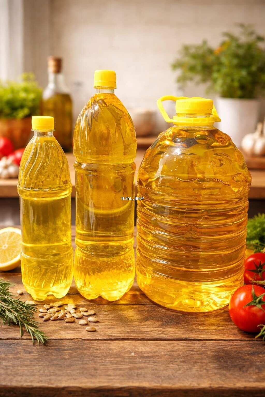 Günəbaxan yağı, 1 l, Ödənişli çatdırılma - şəkil 4