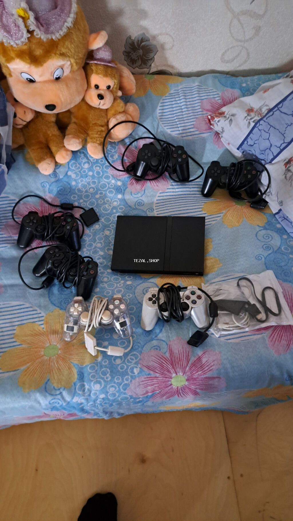 PS2 Slim (krekli) komplekt – PlayStation 2 Slim konsolu (krekli) –