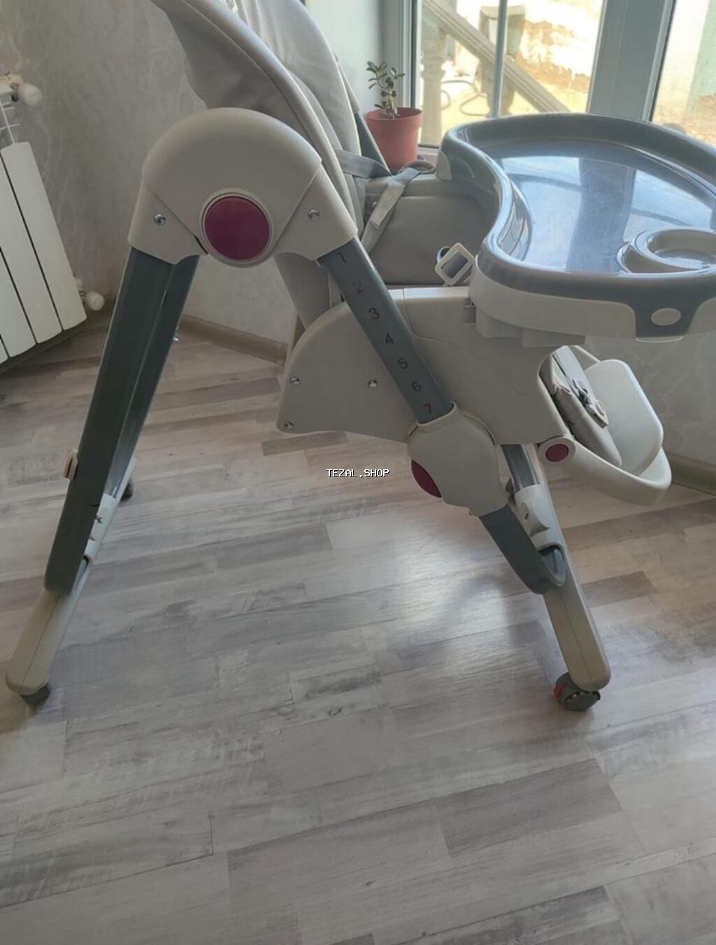 Pouch uşaq yemək stulu - Brend/model: Pouch - Rəng: açıq boz/bej - şəkil 2