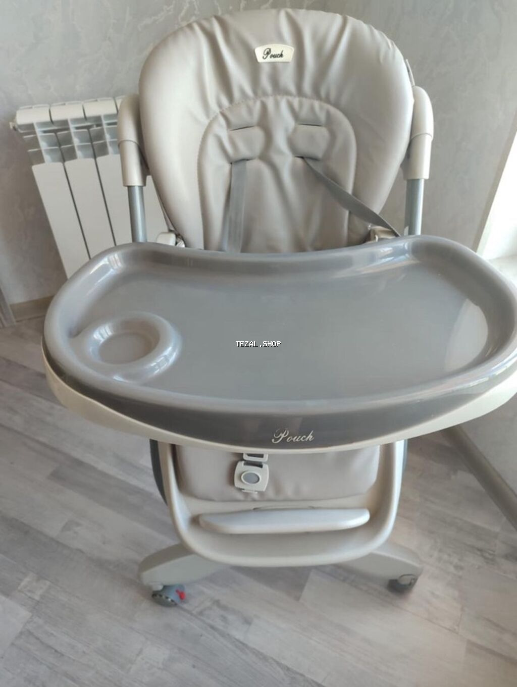 Pouch uşaq yemək stulu - Brend/model: Pouch - Rəng: açıq boz/bej - şəkil 3