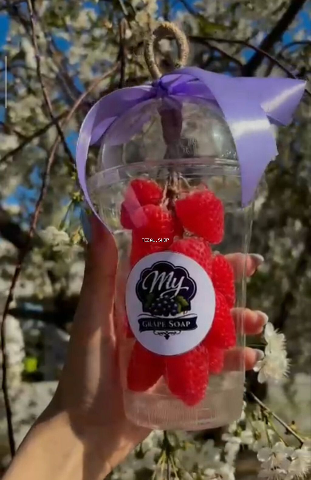 Məhsul:Grape Soap – meyvə formalı əl istehsalı sabunlar Təsvir: - - şəkil 3