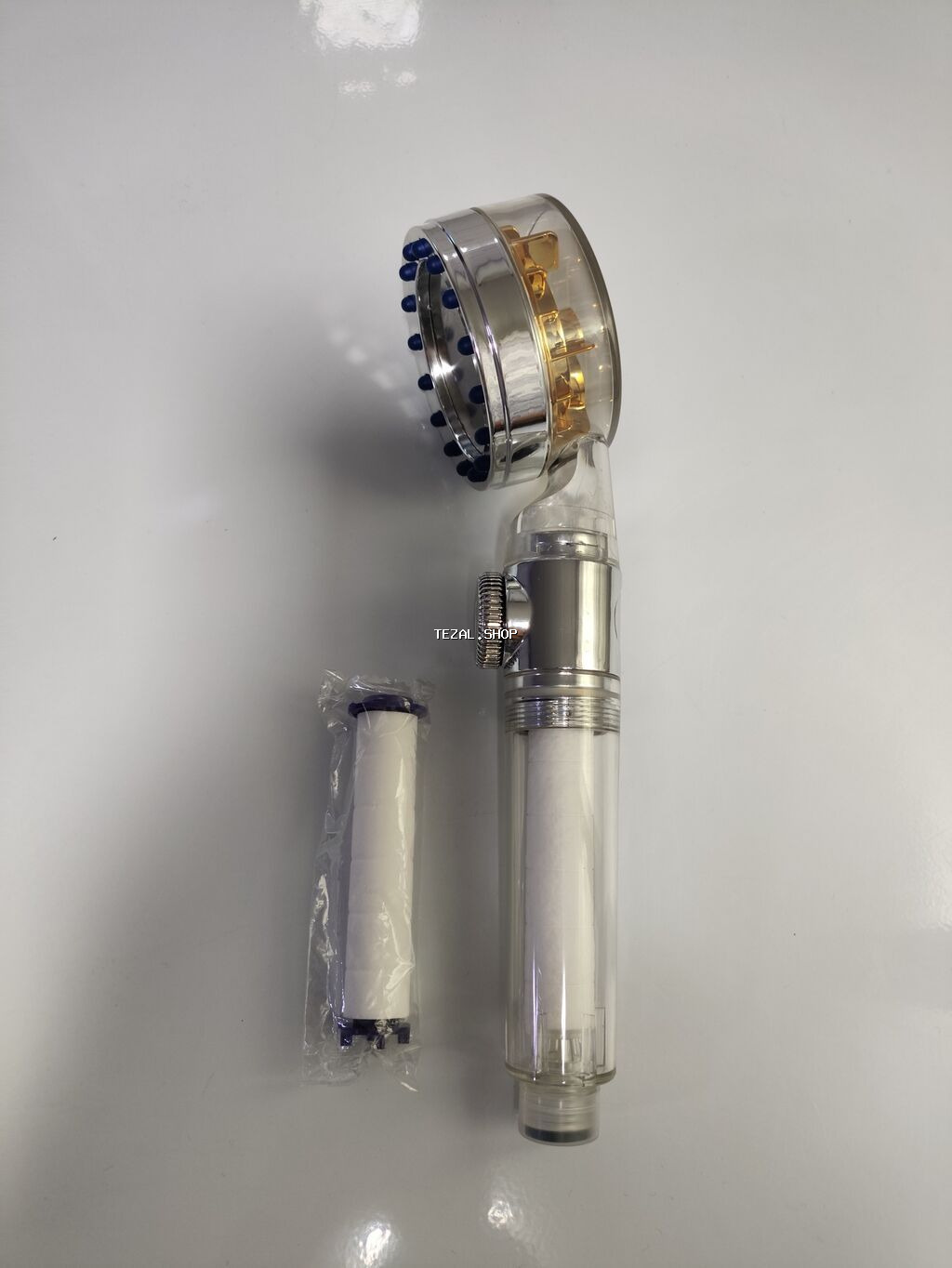 Turbo filtrlə duş başlığı - Tip: filtrli, təzyiqi gücləndirən turbo