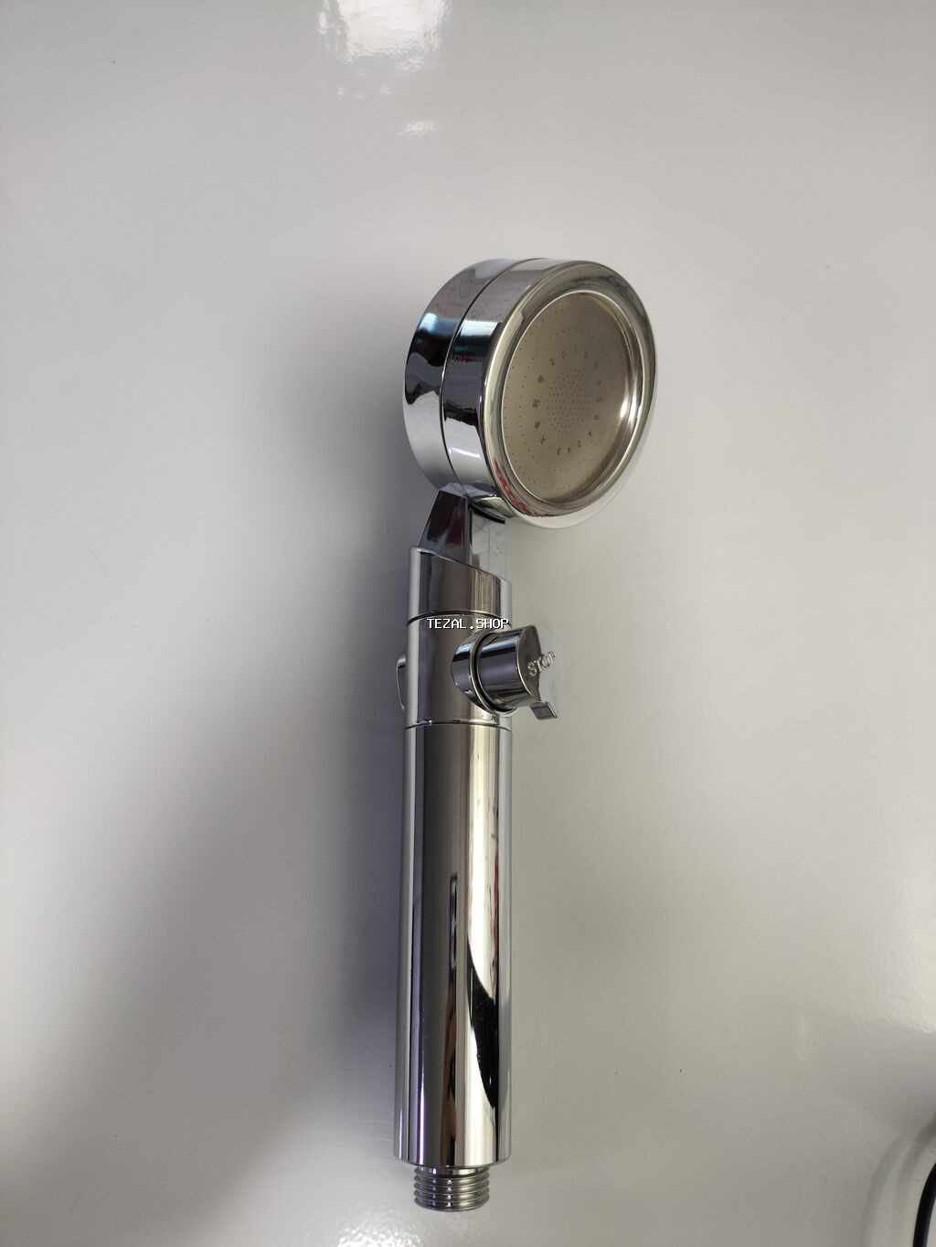 Filtrli duş başlığı – təzyiq gücləndirici və STOP düyməli - şəkil 3