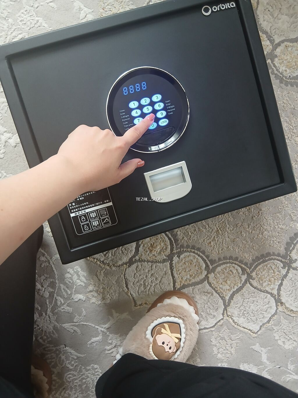 Şəkillərdə gördüyünüz kassa Orbita brendinə məxsus, əsasən otellər və