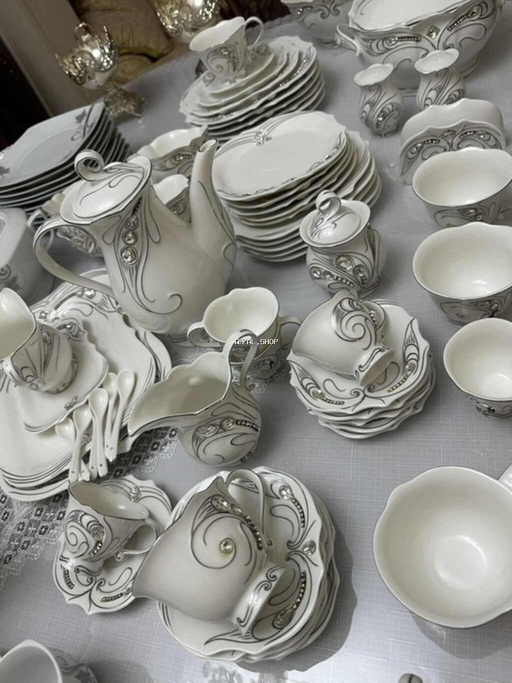 Nahar dəsti, rəng - Ağ, 6 nəfərlik, Türkiyə