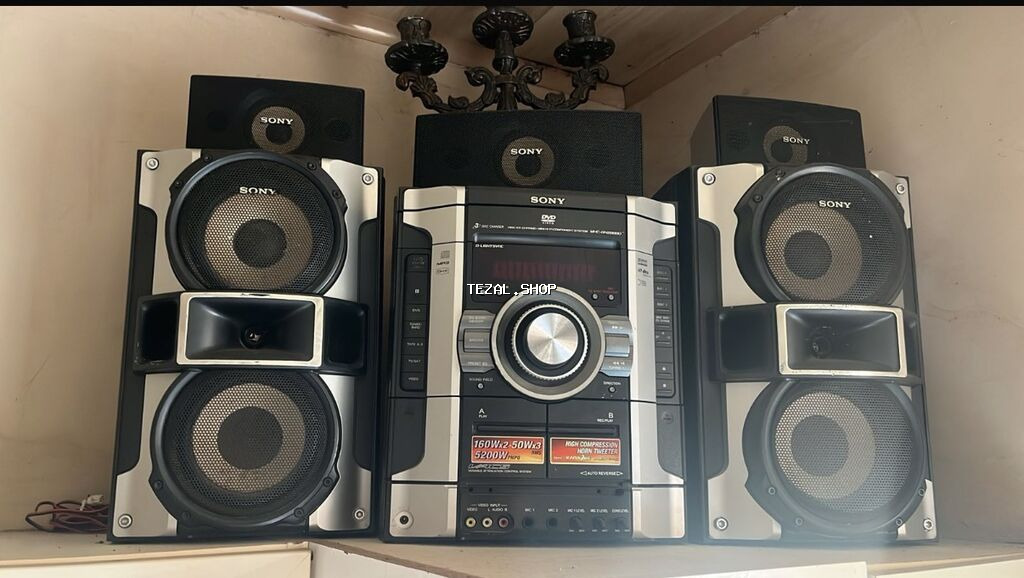 Sony ev audio sistemi – güclü çoxkomponentli Hi‑Fi kompleks