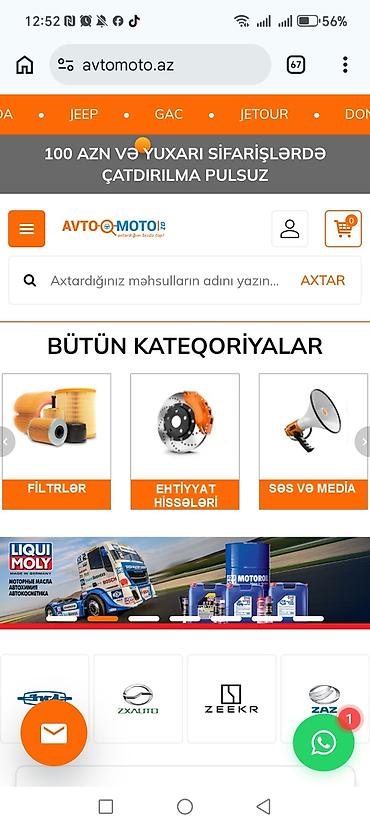 Avtomoto.az – avtomobil və moto üçün onlayn ehtiyat hissələri və - şəkil 2