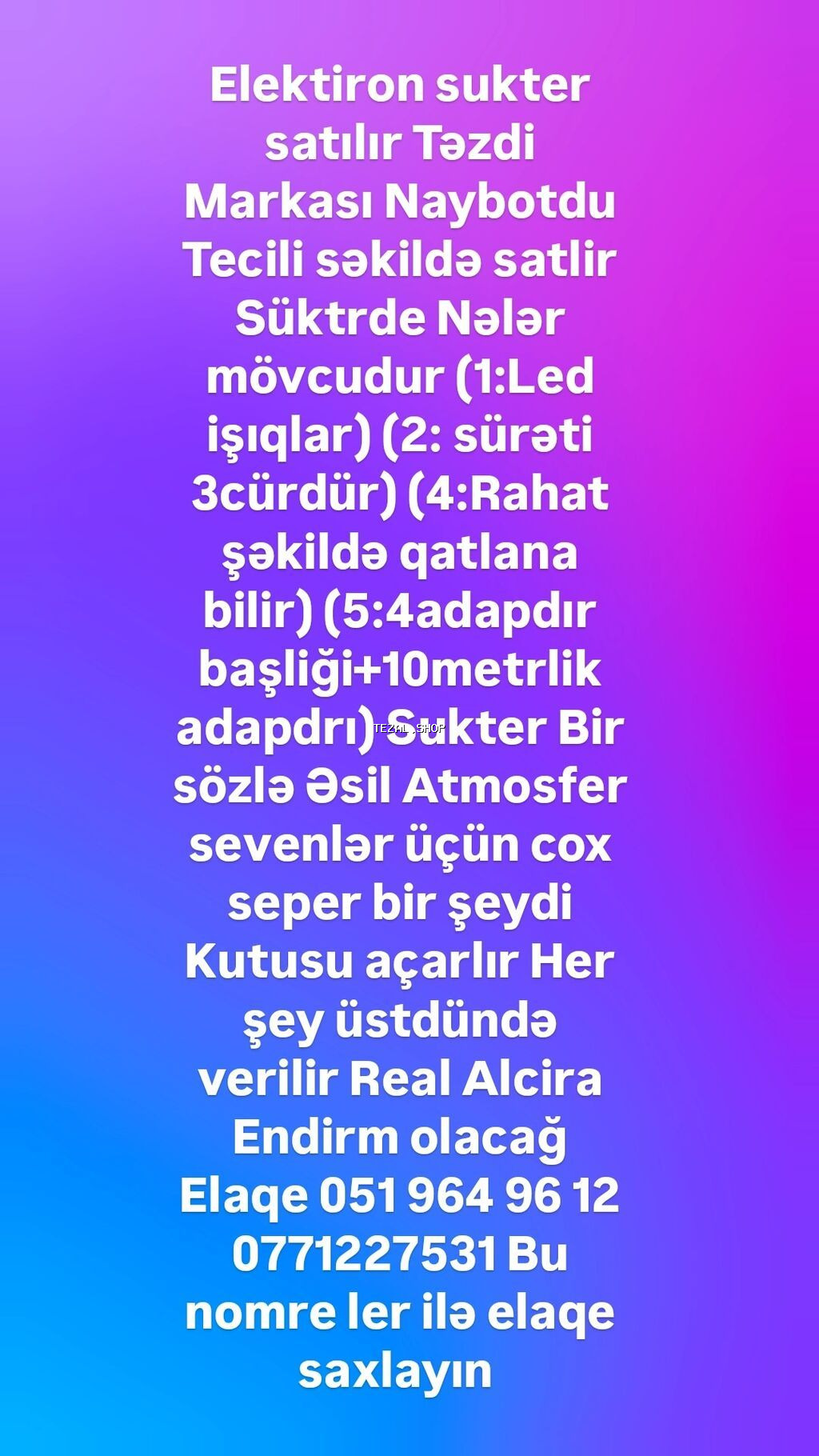 Yeni Elektrik samokat 8", 351 - 500 Vt, 26 - 35 km/s, Pulsuz çatdırılma