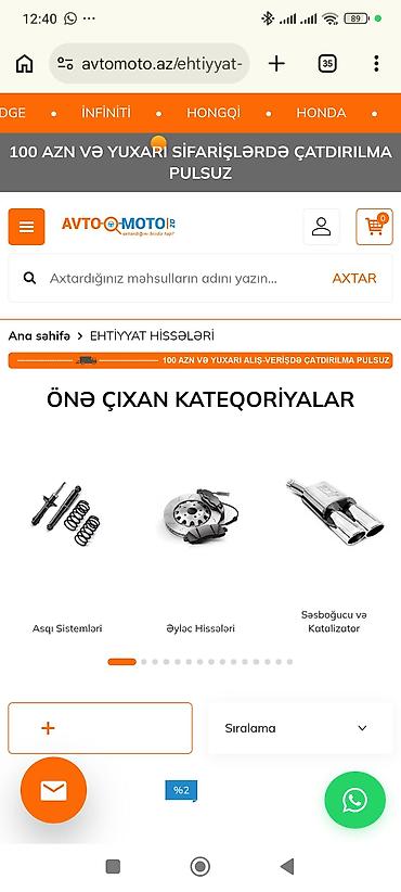 Hazır biznes satılır avtomoto.az-Avtomobil aksesuarları və ehtiyat - şəkil 4