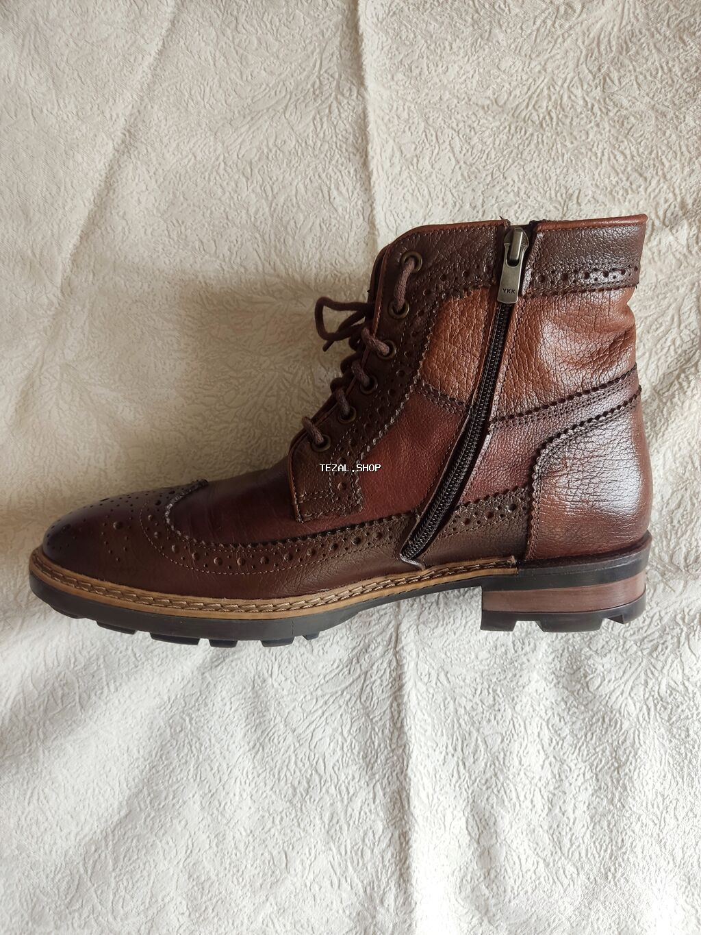 Məhsul: Türkyə Fabrik istisali. Kişi üçün dəri broq (chelsi) çəkmələr