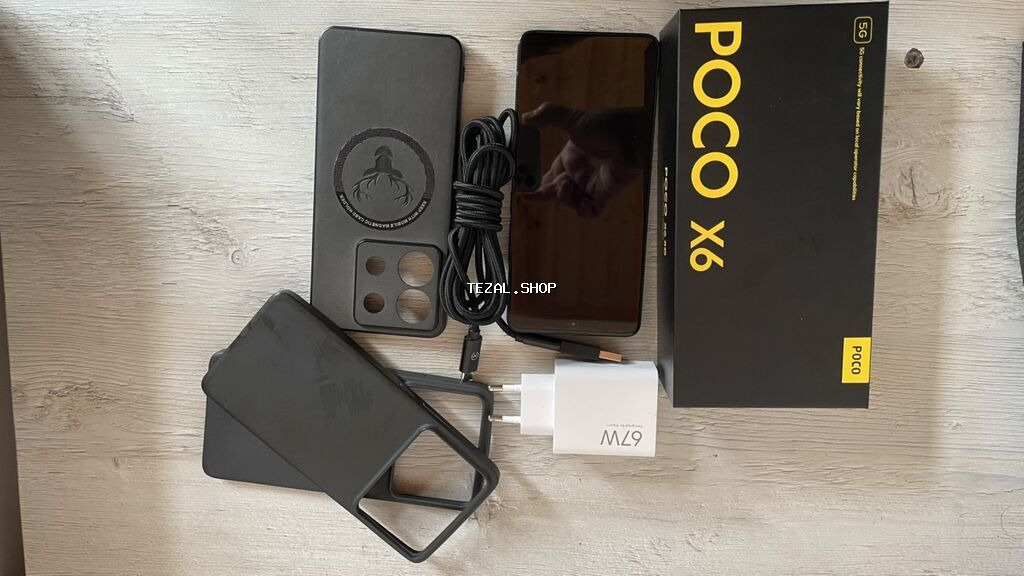 Poco X6, 256 GB, rəng - Qara, Sensor
