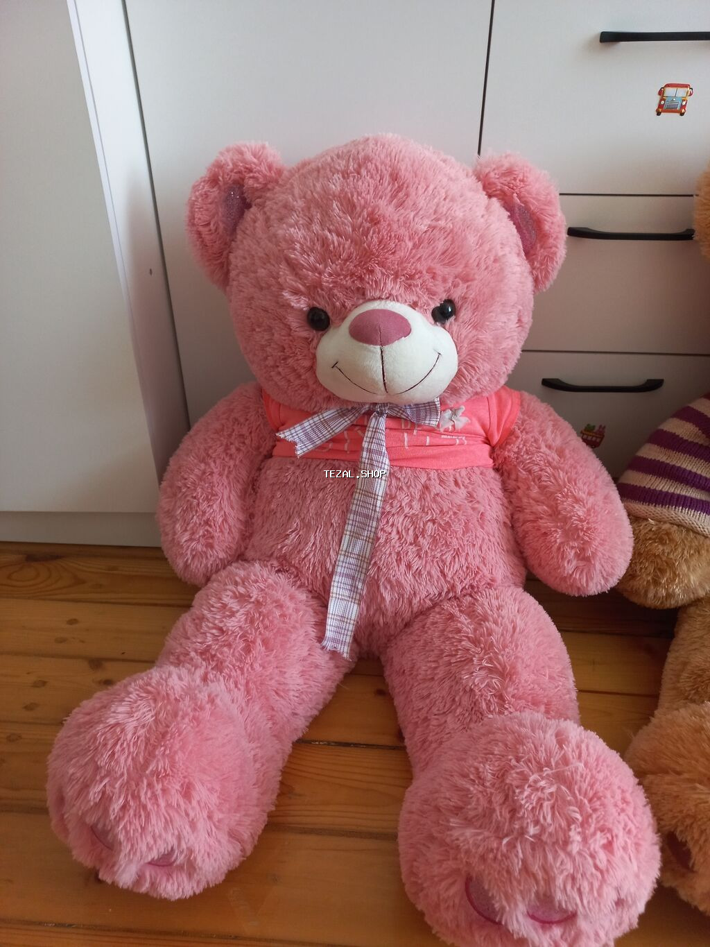 Yumuşaq Ayilar oglan-qiz 2 eded 90sm boylari var. (1-nin qiymetidir) - şəkil 3