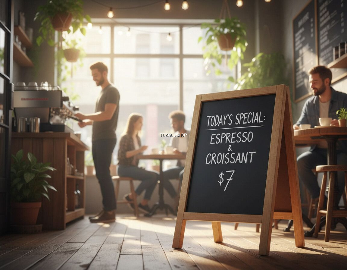 Taxta reklam ( menyu) lövhàlàri và s.sifariş làr qàbul