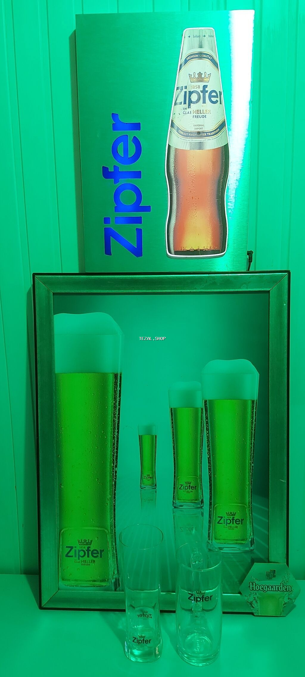 Pivà laydboks.Reklam. Led işiqli reklam.Bakal, fujer. Mùxtàlif. Taxta