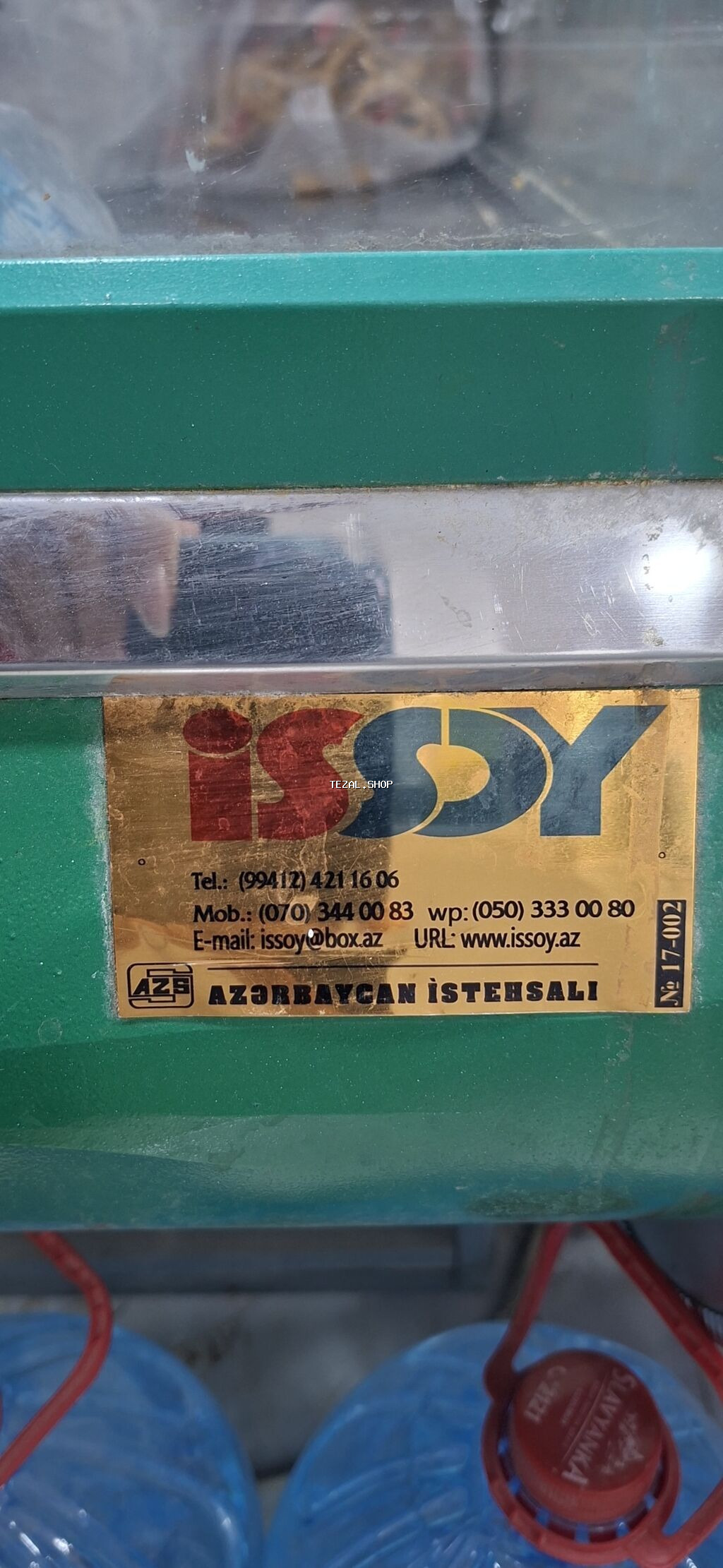 İSSOY markalı soyuducu vitrin – Azərbaycan istehsalı - Tip - şəkil 2