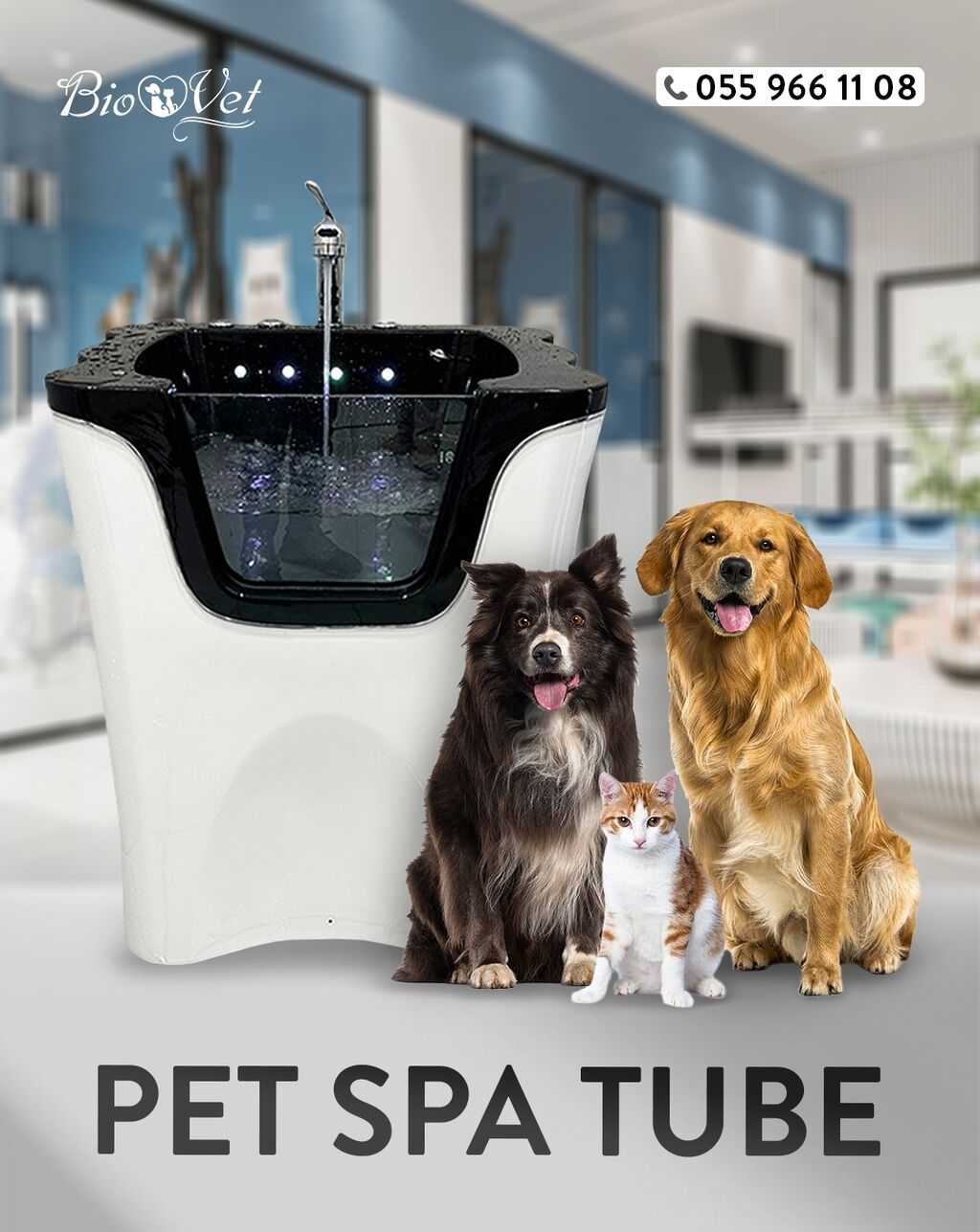 EW027 Pet Spa: Heyvan Qulluğunda Ozon və Lüks Bir Arada! ✨ Ev