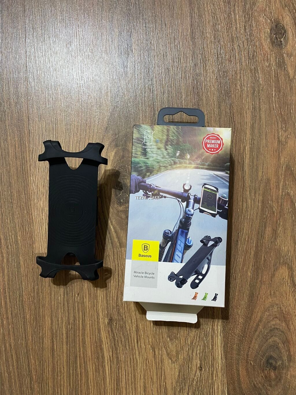 Velosiped üçün telefon tutan Qutusu yoxdur Baseus marka 5.5 inch’ə