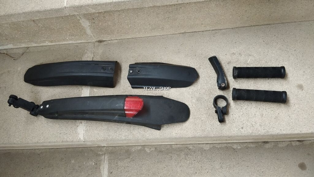 Velosiped aksesuarları dəsti Krılolar (qabaq və arxa), əlcəklər əla